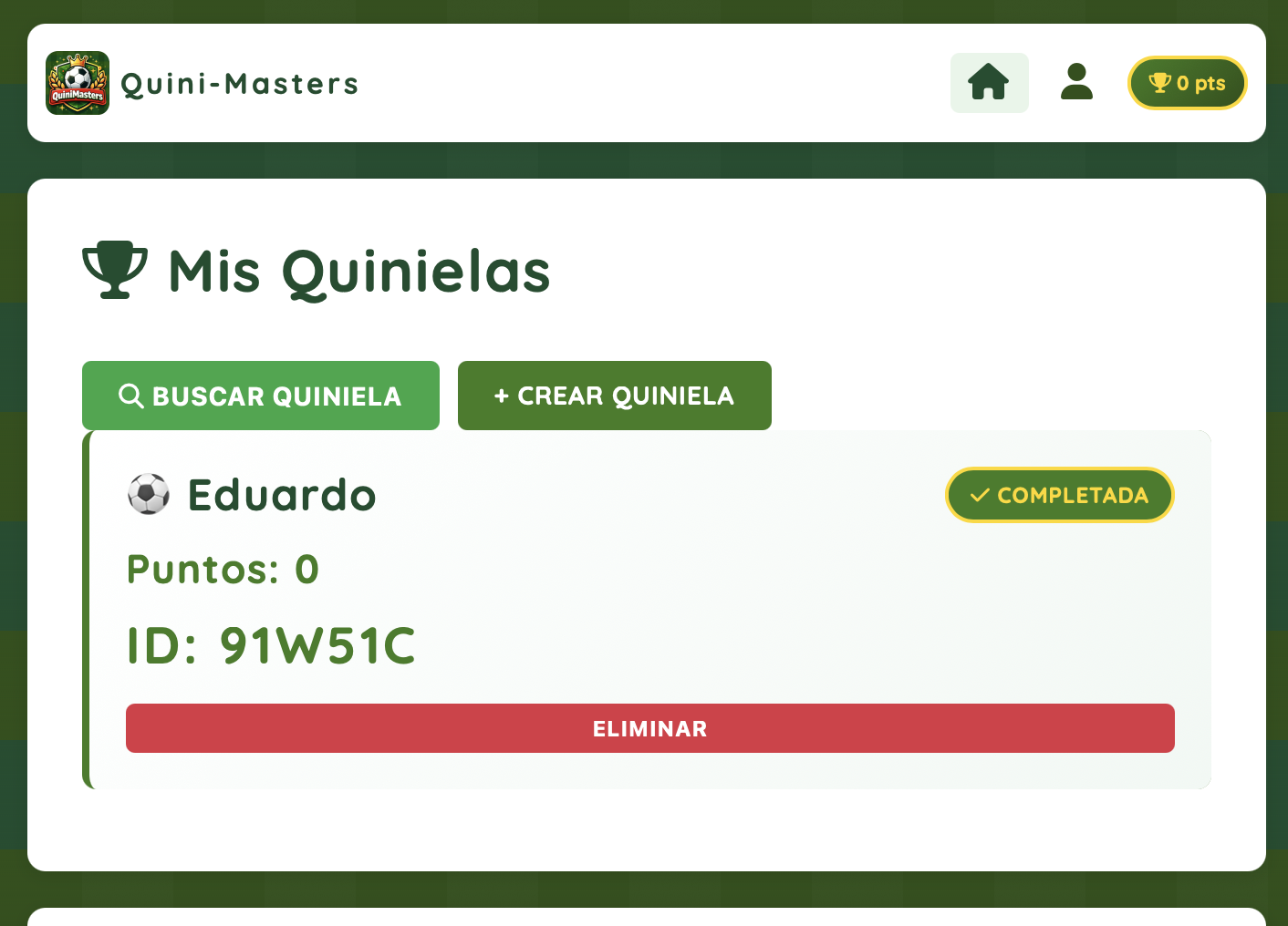 Quini-Masters Screenshot